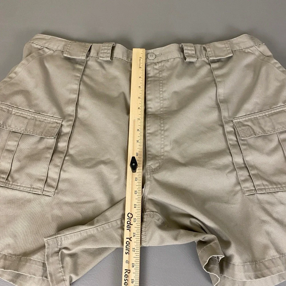 Weekender Brand Sportswear Cargo Shorts‎ Men's Size 50 Beige Tan Vintage Y2K *